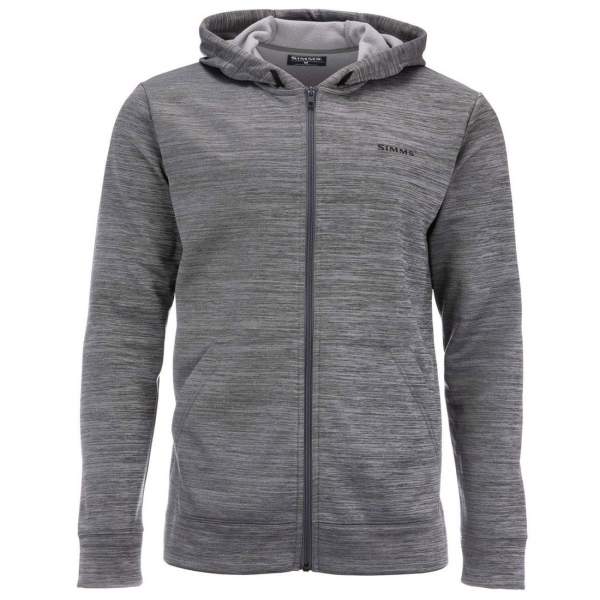 Simms Challenger Hoody - Full Zip '21, Steel Heather