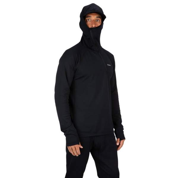 Simms Heavyweight Baselayer Hoody, Black