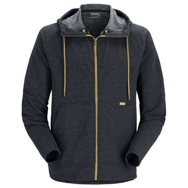 Simms Vermilion Full-Zip Hoody, Black Heather