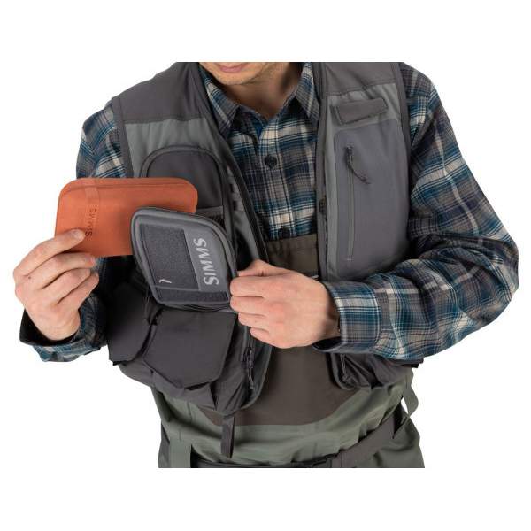 Simms Freestone Fishing Vest, Pewter