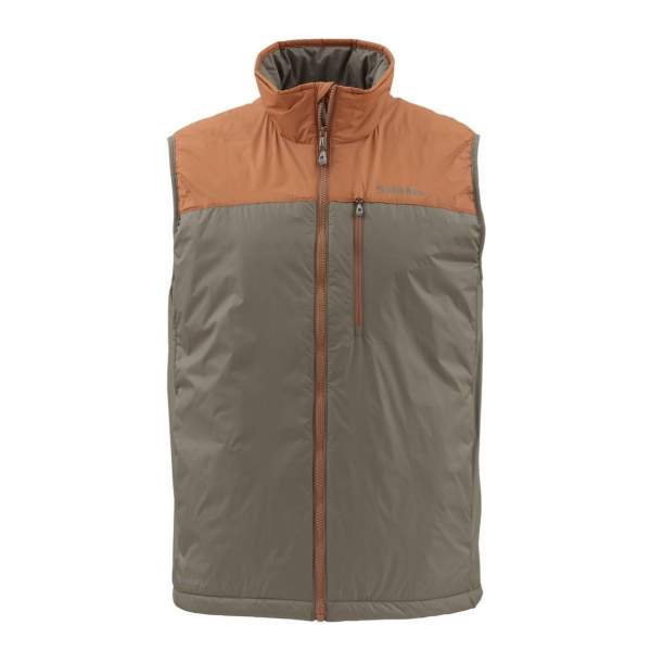 Simms Midstream Insulated Vest, Saddle Brown