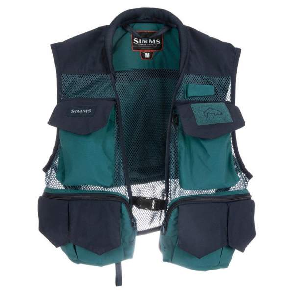 Simms Tributary Vest, Deep Sea Green