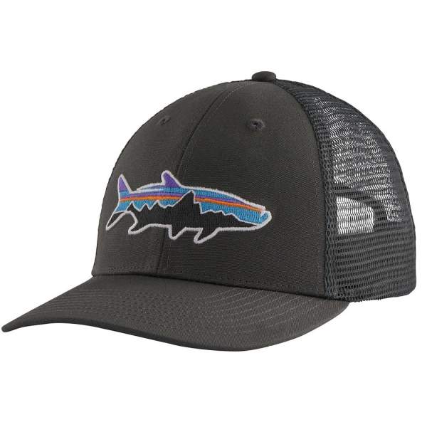 Patagonia Fitz Roy Fish LoPro Trucker Hat Grey