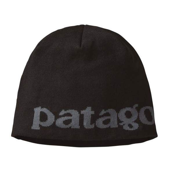 Patagonia M's Beanie Hat Logo Belwe Black