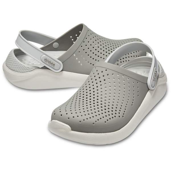 CROCS LiteRide Clog Smoke-Pearl White