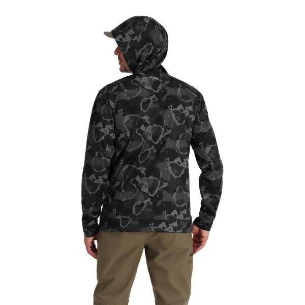 Simms Challenger Fishing Hoody, Regiment Camo Carbon