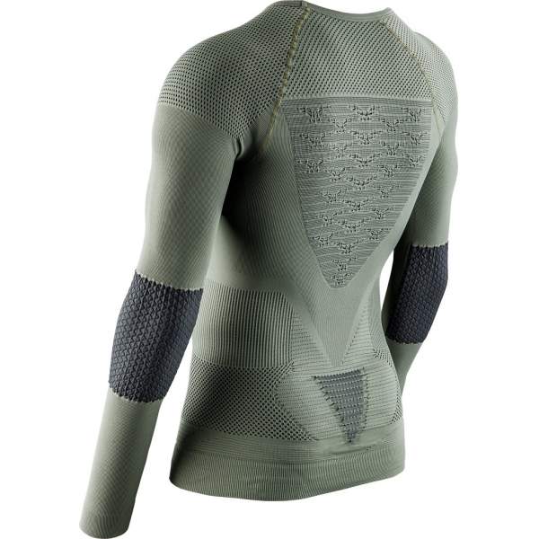 X-BIONIC X-PLORER ENERGIZER 4.0 SHIRT LG SL, Olive Green-Anthracite