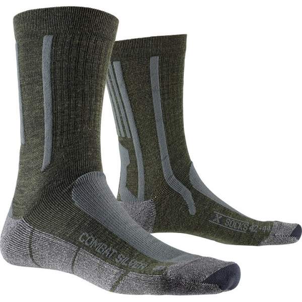 X-SOCKS COMBAT SILVER, Black Gray