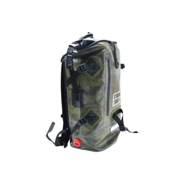 Stream Trail Dry Tank 40L, Camo Green