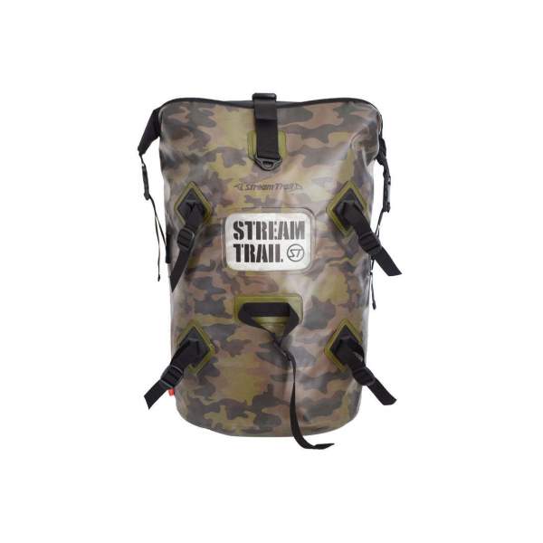 Stream Trail Dry Tank 60L, Camo Green