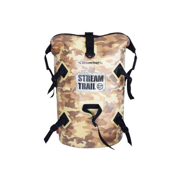 Stream Trail Dry Tank 60L, Camo Sand