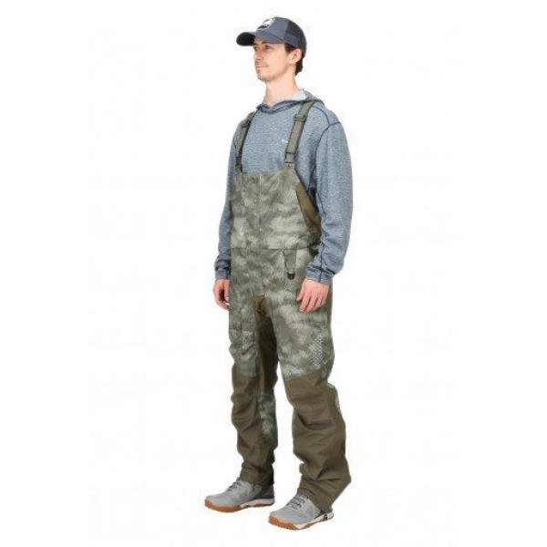 Simms Challenger Bib, Hex Camo Loden