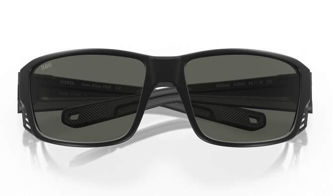 Costa Tuna Alley Pro Gray 580G, Matte Black