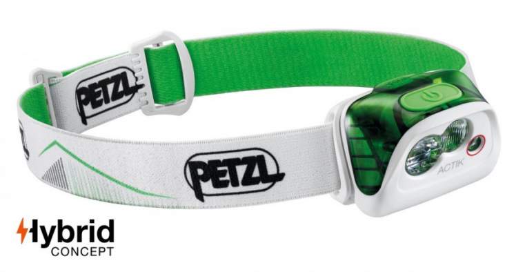 Налобный фонарь Petzl Actik, Green-White