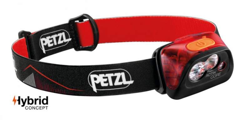 Налобный фонарь Petzl Actik Core, Red