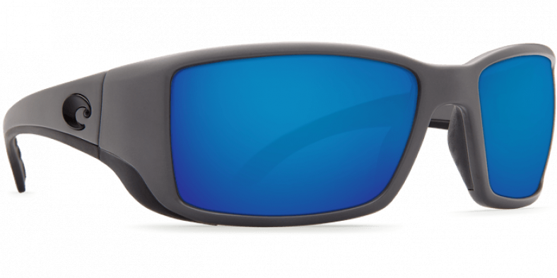 Costa Blackfin Blue Mirror 580P, Matte Gray Frame