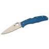 Spyderco Endura 4 Lightweight Flat Ground Blue, клинок P 9,7 см