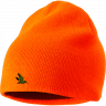 Seeland Ian Reversible Beanie, Hi-vis orange/Pine green