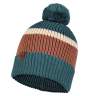 Buff Knitted Hat, Elon Dusty Blue