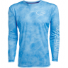 Costa TECHNICAL TOPOGRAPHIC LS SHIRT, Blue