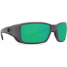 Costa Blackfin Green Mirror 580P, Matte Gray Frame