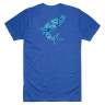 Simms Palm Tarpon Fill T-Shirt, Royal Heather