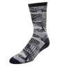 Simms Merino Midweight Hiker Sock, Hex Flo Camo Carbon