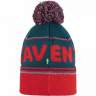 Fjallraven Pom Hat, Storm-True Red