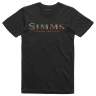 Simms Logo T-Shirt, Black