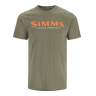 Simms Logo T-Shirt, Military Heather