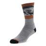 Simms Daily Sock, Woodland Camo Steel