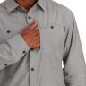 Simms Cutbank Chambray LS Shirt, Cinder Chambray