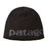 Patagonia M's Beanie Hat Logo Belwe Black